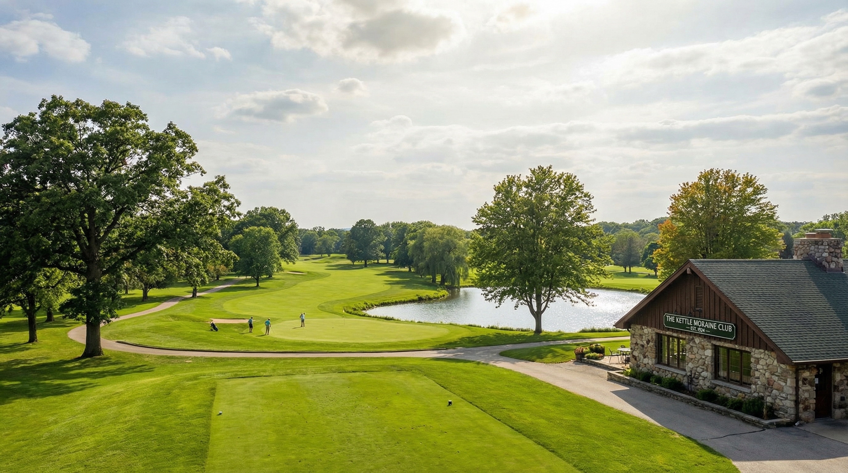 Wisconsin golf course in summer